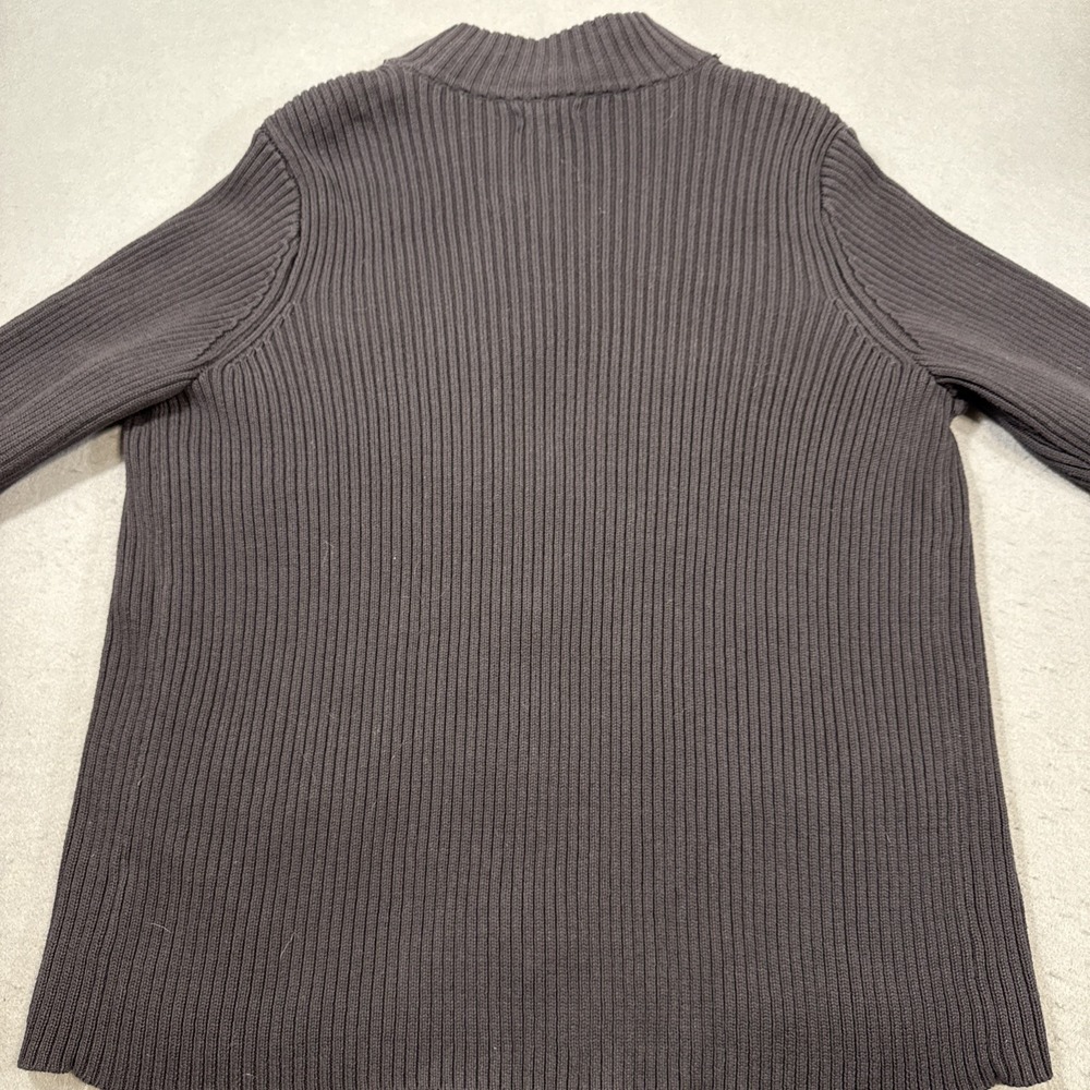 WOMENS XL SWEATER Croft and Barrow LAVENDER PINK 1/4 Zip Pullover CABLE KNIT - Picture 9 of 10